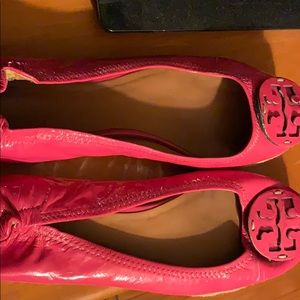 Tory Burch Authentic Patten Leather Flats